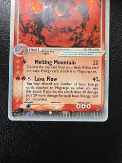 Magcargo ex 95/97 Dragon Holo Ultra Rare Pokemon TCG With Swirl🌀 HP/DMG - Image 2