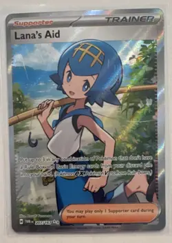 Pokemon Lana's Aid Full Art Trainer Ultra Rare Holo SV06 #207/167 - Image 1
