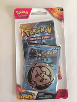 Pokemon TCG Surging Sparks Blister Pack Wooper Promo Factory Sealed New - Image 2