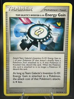 TEAM GALACTIC'S INVENTION G-101 ENERGY GAIN - 116/127 - PLATINUM - - LP - Image 1