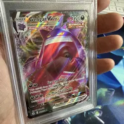 2021 POKEMON SWORD & SHIELD FUSION STRIKE #157 FULL ART/GENGAR VMAX PSA 10 - Image 5