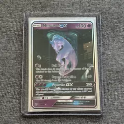 Mewtwo GX Secret Rare 78/73 Shining Legends Shiny Holo Pokemon TCG Near Mint - Image 1