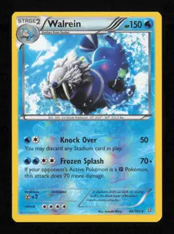 Walrein 48/160 Rare Primal Clash Pokemon Reverse Holo Lightly Played - Image 1
