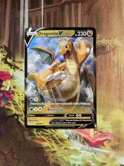 Dragonite V Ultra Rare Pokemon GO 049/078 VLP - Image 1