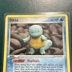Pokemon Ditto (Squirtle) 64/113 Common EX Delta Species 2005 Basic 60 HP - Image 2