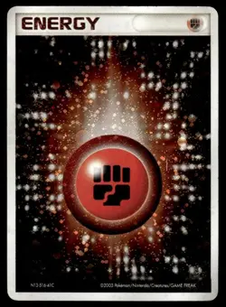 Fighting Energy Holo 2003 Pokemon Japanese ~ HP - Image 1