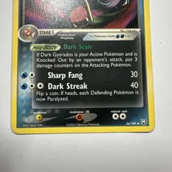 Pokemon TCG Dark Gyarados EX Team Rocket Returns 36/109 Regular Uncommon - Image 3