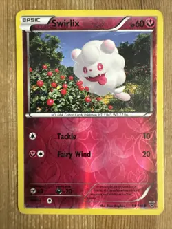 Swirlix - 94/146 - Common - Reverse Holo MP, English Pokemon XY Base Set - Image 1