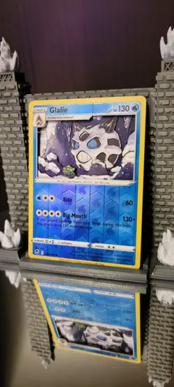 3d Shadowbox Glalie Pokemon Card Tcg Custom Made - Image 1