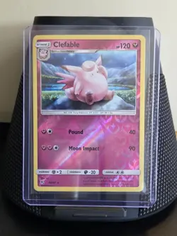Clefable 40/68 Pokemon Hidden Fates- Rare- Reverse Holo- Near Mint - Image 1
