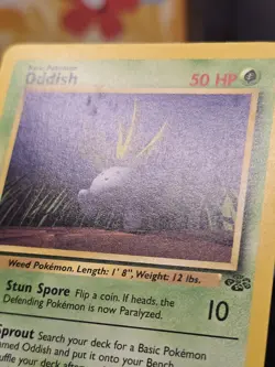 Pokemon Jungle 1st Edition Oddish 58/64 Non Holo - Image 2