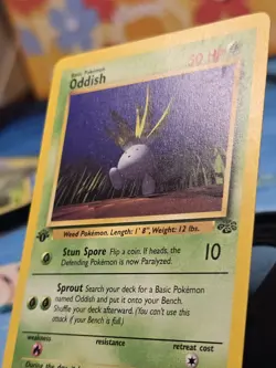 Pokemon Jungle 1st Edition Oddish 58/64 Non Holo - Image 3
