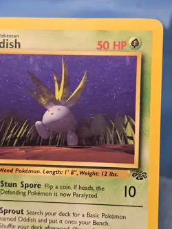 Pokemon Jungle 1st Edition Oddish 58/64 Non Holo - Image 4