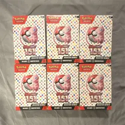 Pokemon Scarlet & Violet 151 Booster Bundle Boxes 6x Mew Sealed 2023 English - Image 1