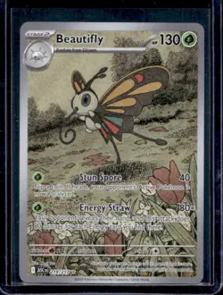 2026 Pokemon Ascended Heroes Beautifly Illustration Rare #219/217 - Image 1
