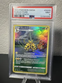 PSA 9 Electivire GG08/GG70 Pokemon Crown Zenith Galarian Gallery - Image 1