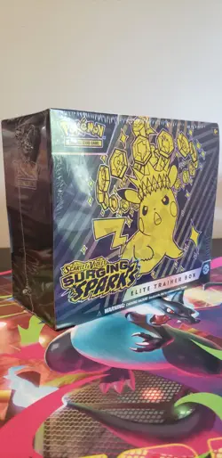 Pokemon TCG Surging Sparks ETB Elite Trainer Box - Sealed - Image 1