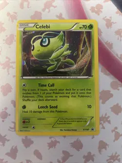 Pokemon 2017 Celebi XY 187 Black Star Promo Holo Rare Mint - LP - Image 1
