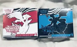 Pokemon TCG Black Bolt & White Flare Elite Trainer Box Set of 2 FACTORY SEALED - Image 1