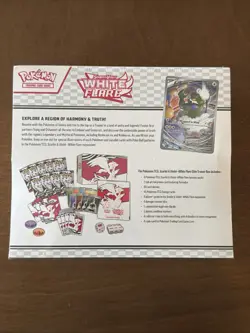 Pokemon TCG Scarlet & Violet White Flare ETB Elite Trainer Box Sealed - Image 3