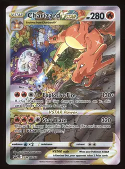 2022 Pokemon Sword & Shield Charizard VSTAR Black Star Promo #SWSH262 - Image 1