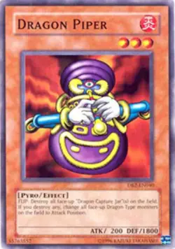 Dragon Piper - DB2-EN040 - Common - Unlimited Edition - Near Mint - Dark Beginni - Image 1