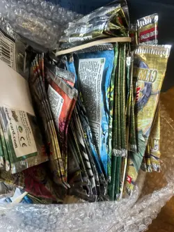 Vintage Giant Yu-Gi-Oh Opened Product Lot Mixed Packs, Blisters Blue Eye White - Image 3
