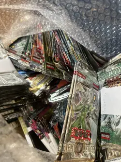 Vintage Giant Yu-Gi-Oh Opened Product Lot Mixed Packs, Blisters Blue Eye White - Image 5