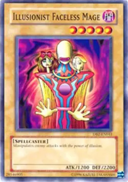 1x (NM) Illusionist Faceless Mage - DB2-EN041 - Common - Unlimited Edition YuGi - Image 1