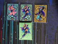 Yugioh Amanda Lapalme ManaMoon Metal FC SET Dark Magician Girls + Sleeves - Image 1