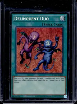 2018 Yu-Gi-Oh Legendary Delinquent Duo #LCKC-EN101 - Image 1