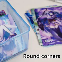 Anime Card Box Anime Fans Collectible Card Storage Case Adjustable Sincere - Image 4