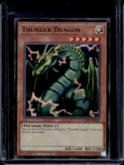 2018 Yu-Gi-Oh Legendary Kaiba Mega Pack Thunder Dragon #LCKC-EN067 - Image 1