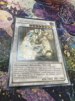 Yugioh Colossal Fighter TU05-SP000 Ultimate Rare LP Spanish - Image 1