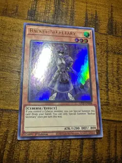 Backup Secretary GFTP-EN088 1st Edition Ultra Rare PL + BONUS - Image 1