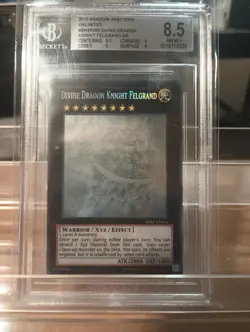 POP 2 Konami Divine Dragon Knight Felgrand SHSP-EN056 Ghost Rare Beckett 8.5 - Image 3