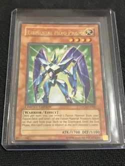 Yugioh Elemental Hero Prisma Limited Edition Ultra Rare DPCT-EN002 Mod Played - Image 1