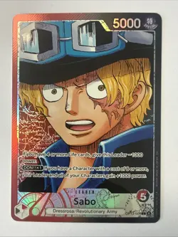 One Piece - Sabo - OP13-004 - Leader Parallel Alternate Art - Image 1