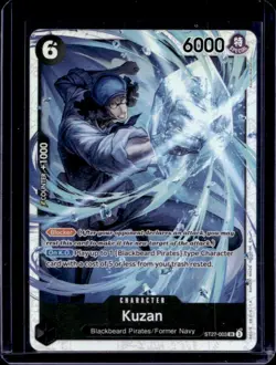 2025 One Piece Starter Deck Kuzan Super Rare SR #ST27-003 - Image 1