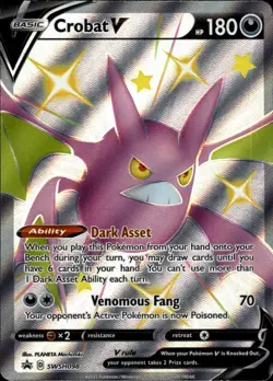 Crobat V Holo Promo SWSH: Sword & Shield Promo Cards SWSH098 NM - Image 1