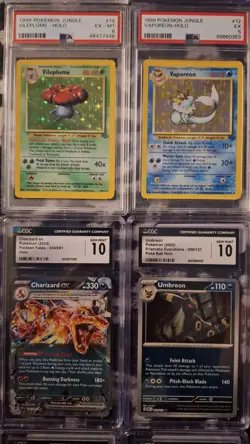 Pokemon Graded Card Lot 10x Holo Jungle, Scarlet & Violet, Prismatic Evolutions - Image 3