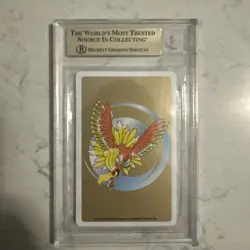 10 Pristine Cubone 9 of Clubs Playing Card Gold Deck 1999 Japanese Pokemon - Image 3