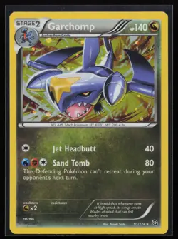Garchomp - 91/124 (Cosmos Holo) 091/124 Blister Exclusives Pokemon TCG Card - Image 1