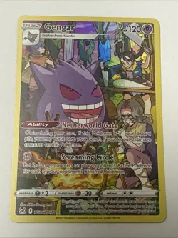 Pokemon Gengar TG06/TG30 Swsh11: Lost Origin Trainer Gallery Holo Card - Image 1