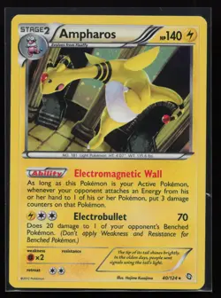 Ampharos - 40/124 (Cosmos Holo) 040/124 Blister Exclusives Pokemon TCG Card - Image 1