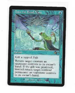 MTG magic cards 1x Into the Flood Maw - standard showdown promo retro Unique & M - Image 1