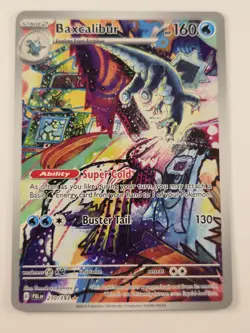 Pokemon TCG Baxcalibur Card 210/193 IR Sv02: Paldea Evolved 2023 Near Mint - Image 1