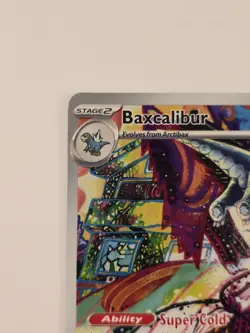 Pokemon TCG Baxcalibur Card 210/193 IR Sv02: Paldea Evolved 2023 Near Mint - Image 2