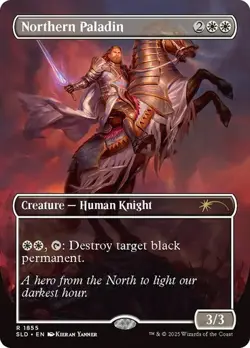 MTG - Northern Paladin - Borderless - Secret Lair - Magic the Gathering - Image 1