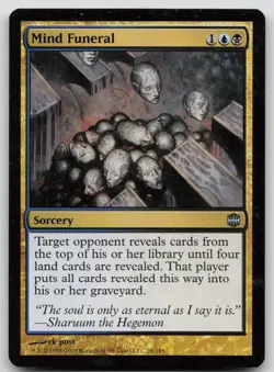 Mind Funeral #26 (LP) Alara Reborn ARB Magic MTG - Image 1